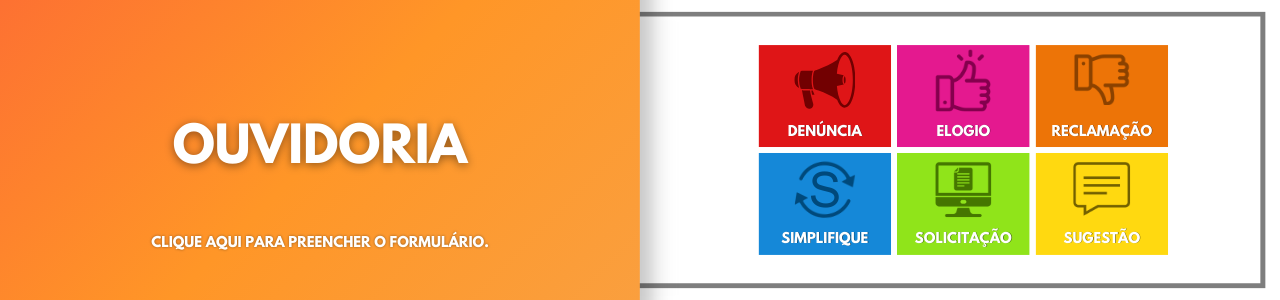 Banner de divulgação da Ouvidoria
